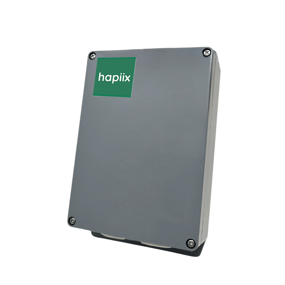 Picture of the hapiixbox v2, an IoT box which is connected in 4G LTE-M